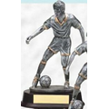 Resin Sculpture Award w/ Base (Soccer/ Male)